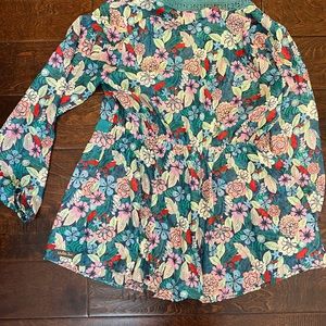 Matilda Jane floral and eyelet top